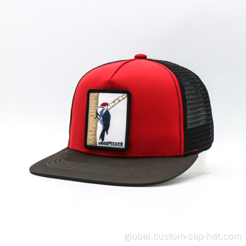 China Custom 5 Panels Trucker Caps Hats Supplier